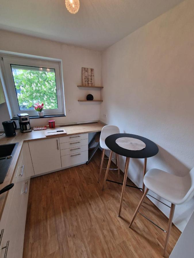 Ecocube Apartment2 Meppen14, Balkon, Kueche, Waschmaschine Buitenkant foto