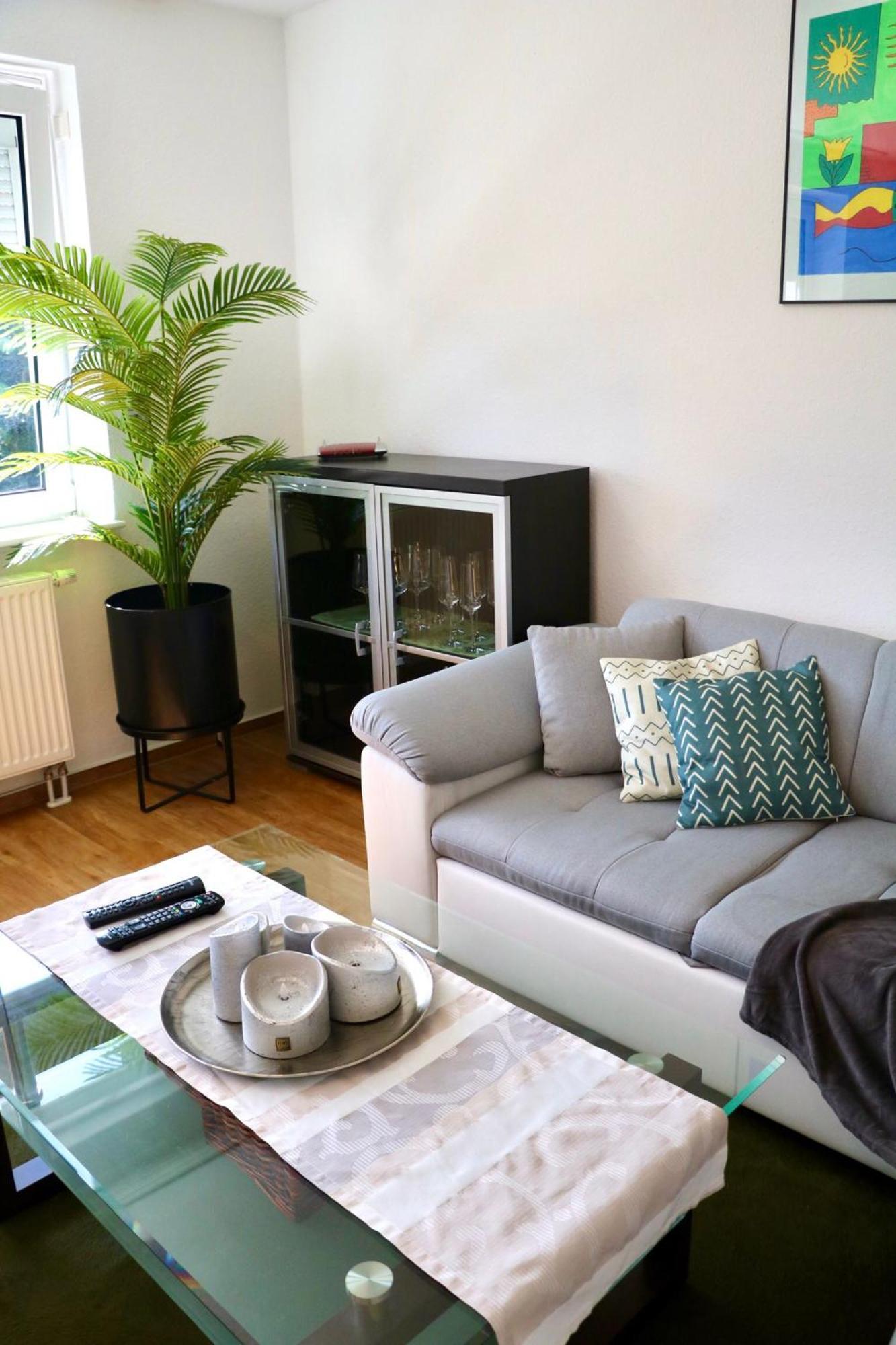 Ecocube Apartment2 Meppen14, Balkon, Kueche, Waschmaschine Buitenkant foto